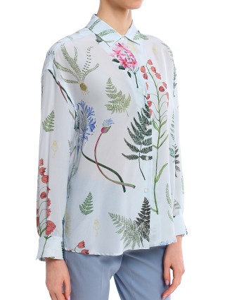 Блакитна сорочка WEEKEND MAX MARA : фото 3 - Invogue